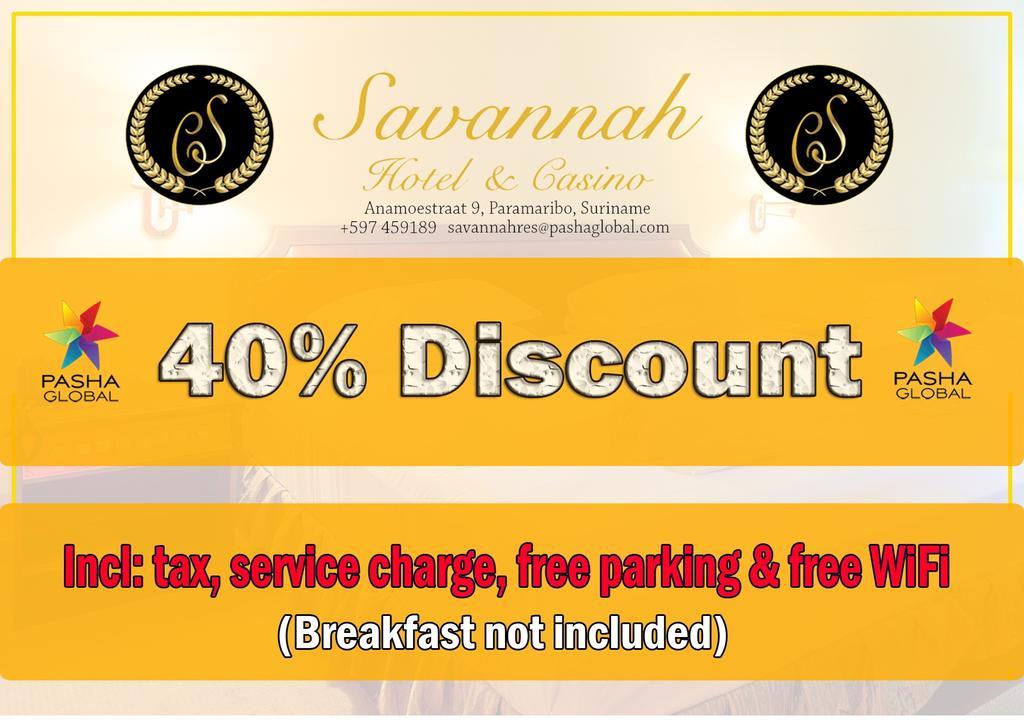 Savannah Hotel & Casino Парамарибо Экстерьер фото